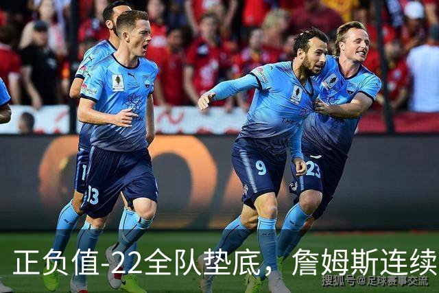 正负值-22全队垫底，詹姆斯连续3场这项数据都是76人首发最差