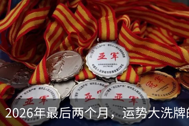 2026年最后两个月，运势大洗牌的三大星座，恭喜